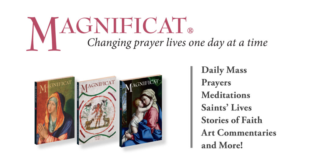 Magnificat Magazine Subscription Ad