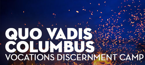 Bonfire for Quo Vadis Vocations Discernment Camp