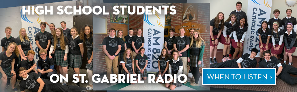 High School Students on St. Gabriel Radio!