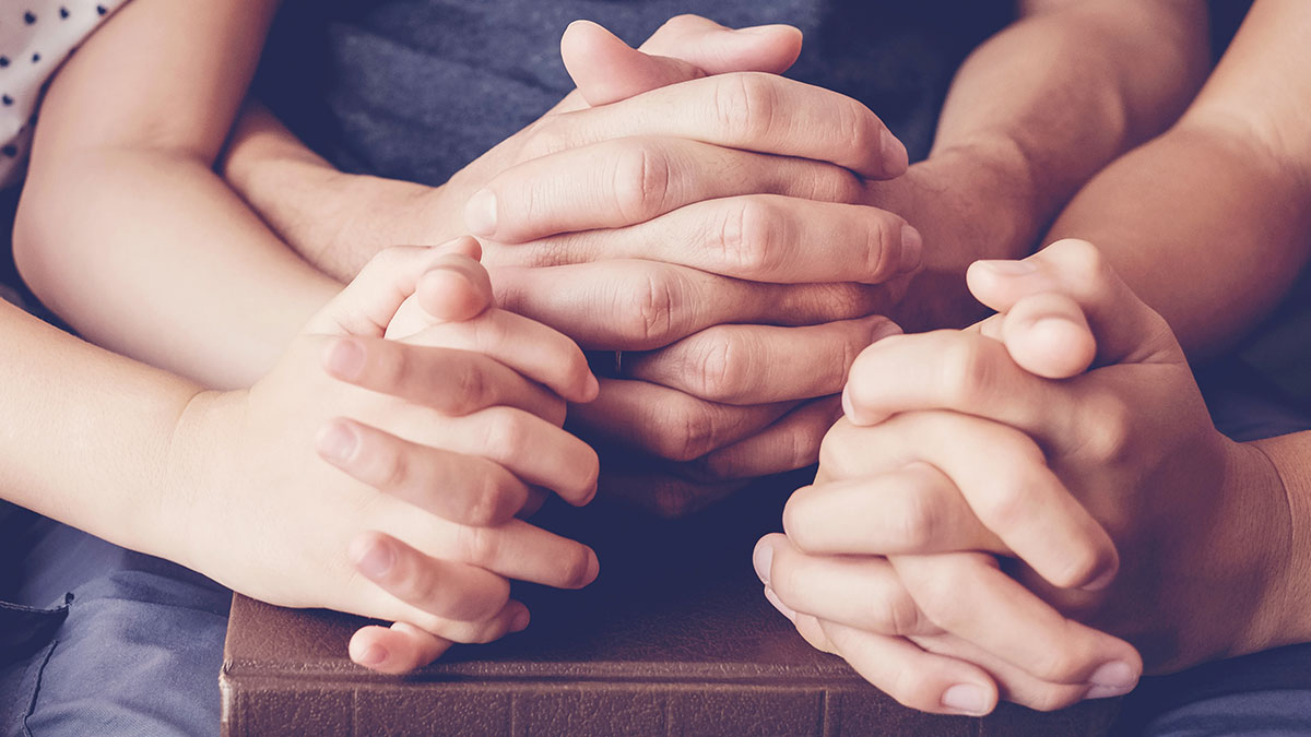 Family Praying Hands